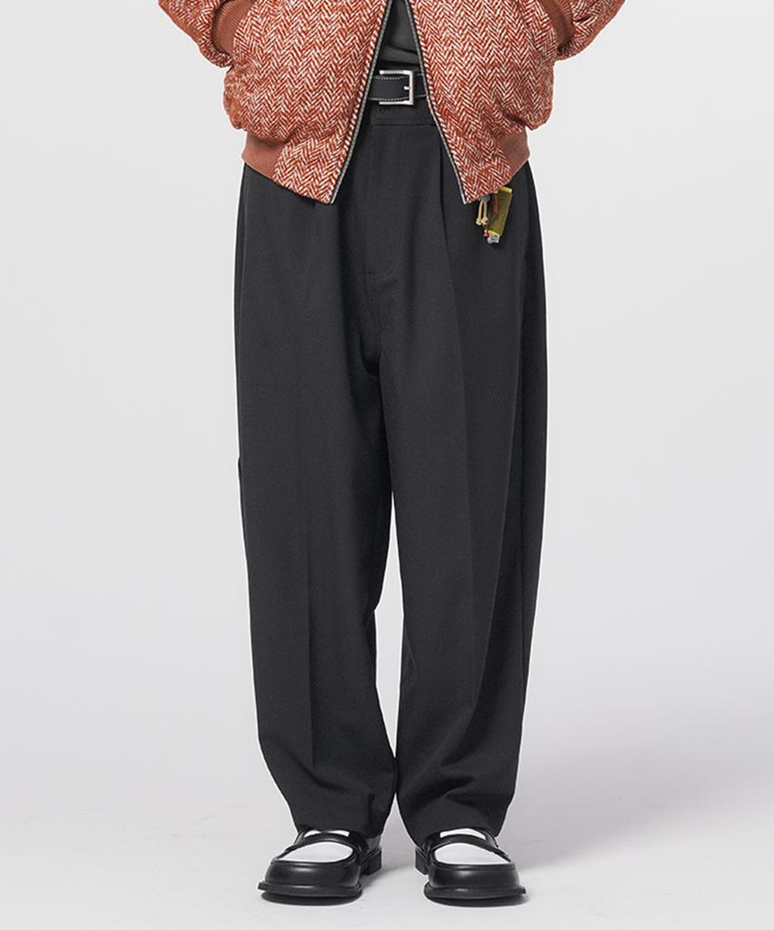 Honguseong Toolback Wide Trousers_Black