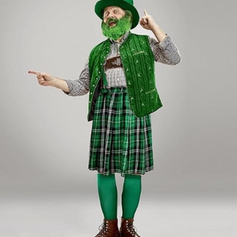 Patrick's Celebration Accessory Set Fabric Items Costume Outfit For Festive Costuming In Parties And Gatherings