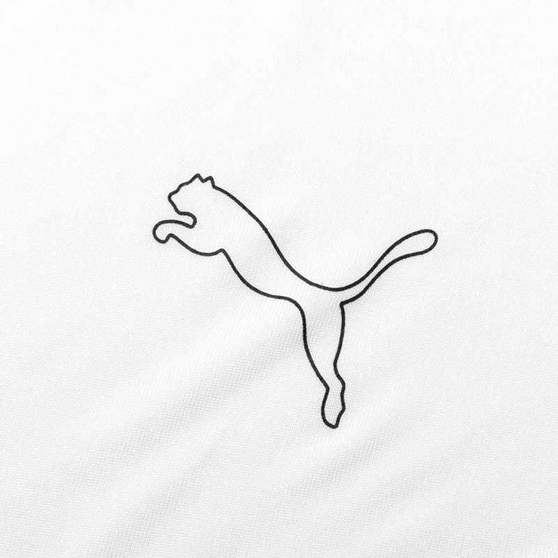 Puma Crew Neck Solid Short Sleeve T-Shirt Men Tops White 587212-02