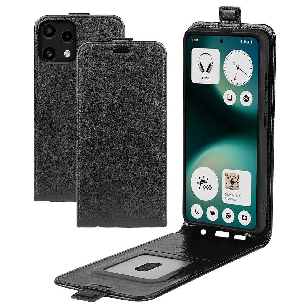 For Nothing Phone (3a) Lite 5G Case with Card Slots Vertical Flip Leather Phone Cover