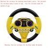 1pc Kids Simulated Driving Controller, Interactive Car Steering Wheel Toy, Educational Activity Gift, ABS Resin, Assorted Colors,No Batteries Included