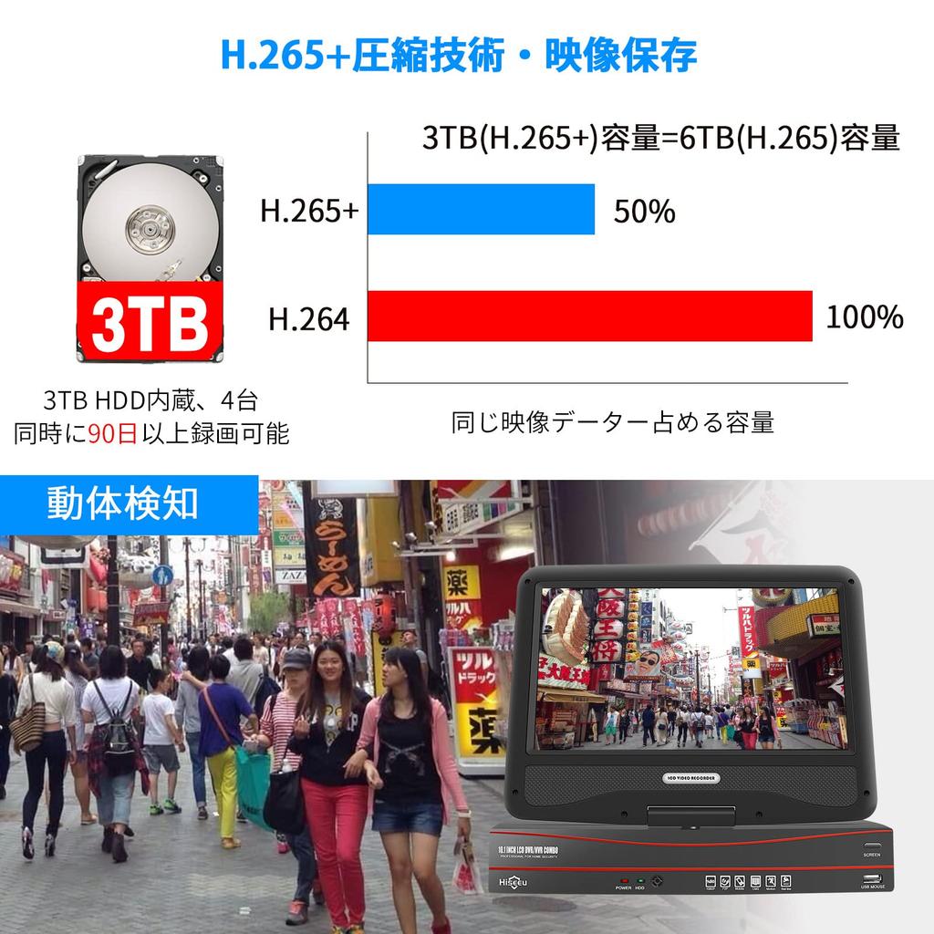 Milion pikseli POE przewodowy hiseeu bezpieczeństwo rozbudowa darmowy 3TB przewodowe połączenie nadzór 4 5 miliony pikseli POE IP66 zewnętrzny noktowizja ruch