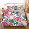Cartoon Rabbit Bedding Set Kawaii Animal 3D Printing Comforter Luxury Queen King Single Size Duvet Cover Set Home Textile Decor
