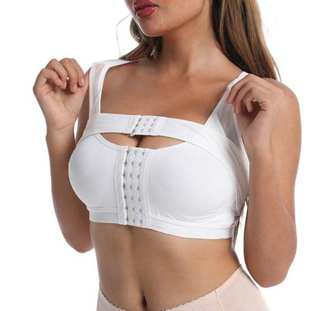 Abdomen Tummy Control Shapewear Buckle Push Up Underwear Simple Brassiere for Women Girl