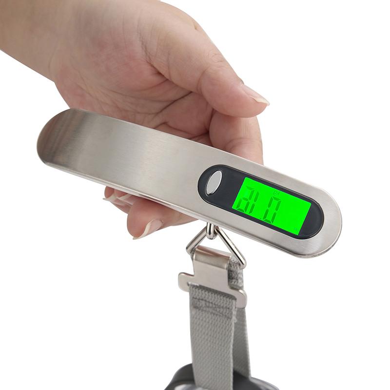50Kg/110Lb Luggage Weighing Scale Electronic Digital Scale Travel Portable Hanging Scales