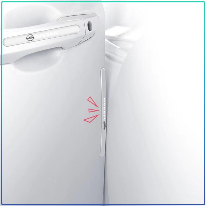 4 Adet Araba Kapı Kolu Koruyucu Sticker Otomatik Styling Nissan Nismo Tiida Sylphy Teana X Trail T30 T32 Almera Qashqai J10 J11 İçin