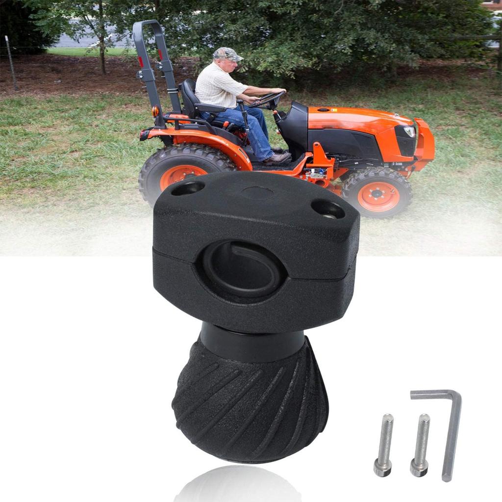 Ketofa Universal 77700-01540 Steering Wheel Spinner Knob For Kubota Tractors, Black, Polyurethane, 1.25 Inches, Tractor Steering Wheel Accessory