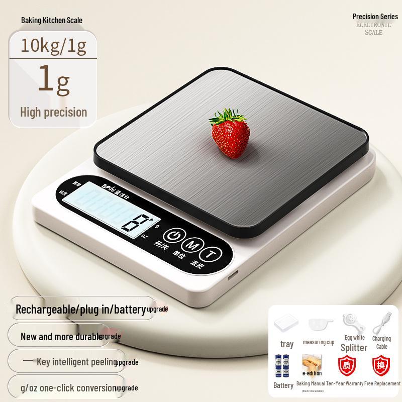 Compact Precision Kitchen Scale: Accurate Electronic Gram Weighing for Household and Food Use