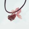 Y2K Resin Goldfish Pendant Necklace for Women Fashion Egirl Punk Clavicle Chain Fashion Jewelry Valentines Day Gifts