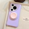 Cute Macaron Color Silicone Magnetic Air Cushion Stand Foldable Desktop Support Pad With Adhesive Backing For MagSafe