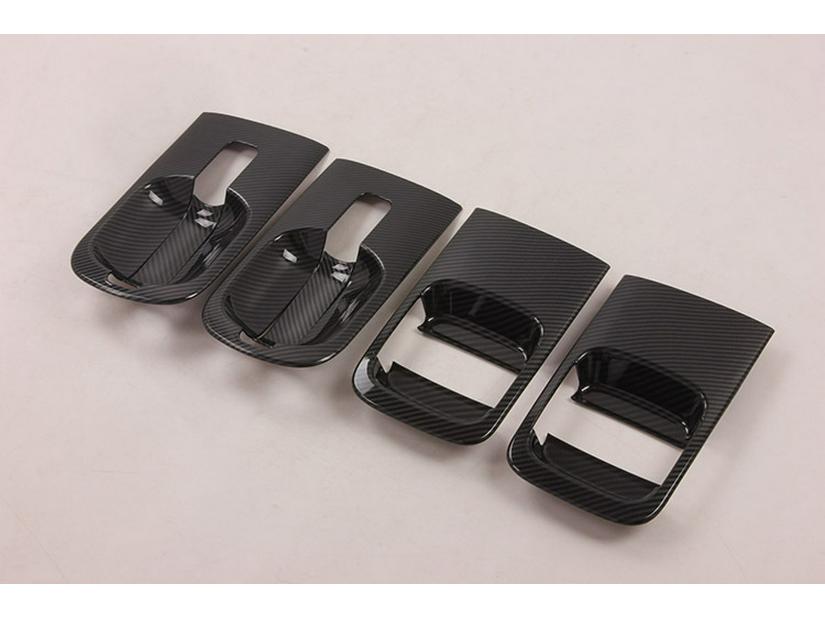 2020 H-1/Grand Starex Black Carbon Fiber Pattern Outer Door Bowl