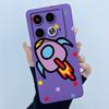 For Infinix Note 40 Pro Plus 40X 4G 5G Phone Case Cute Cartoon Flower Protective Liquid Silicone Soft Back Cover Ultrathin Shell