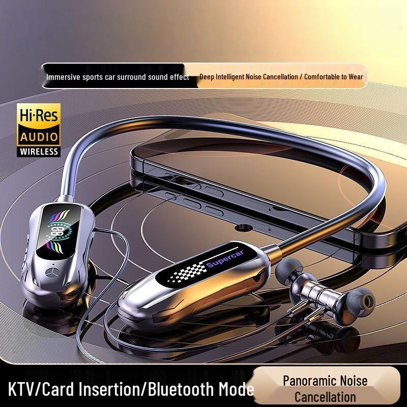 

Comfortable Bluetooth Earbuds with Long Battery Life for Sports and Running - FD-6 Neckband Style