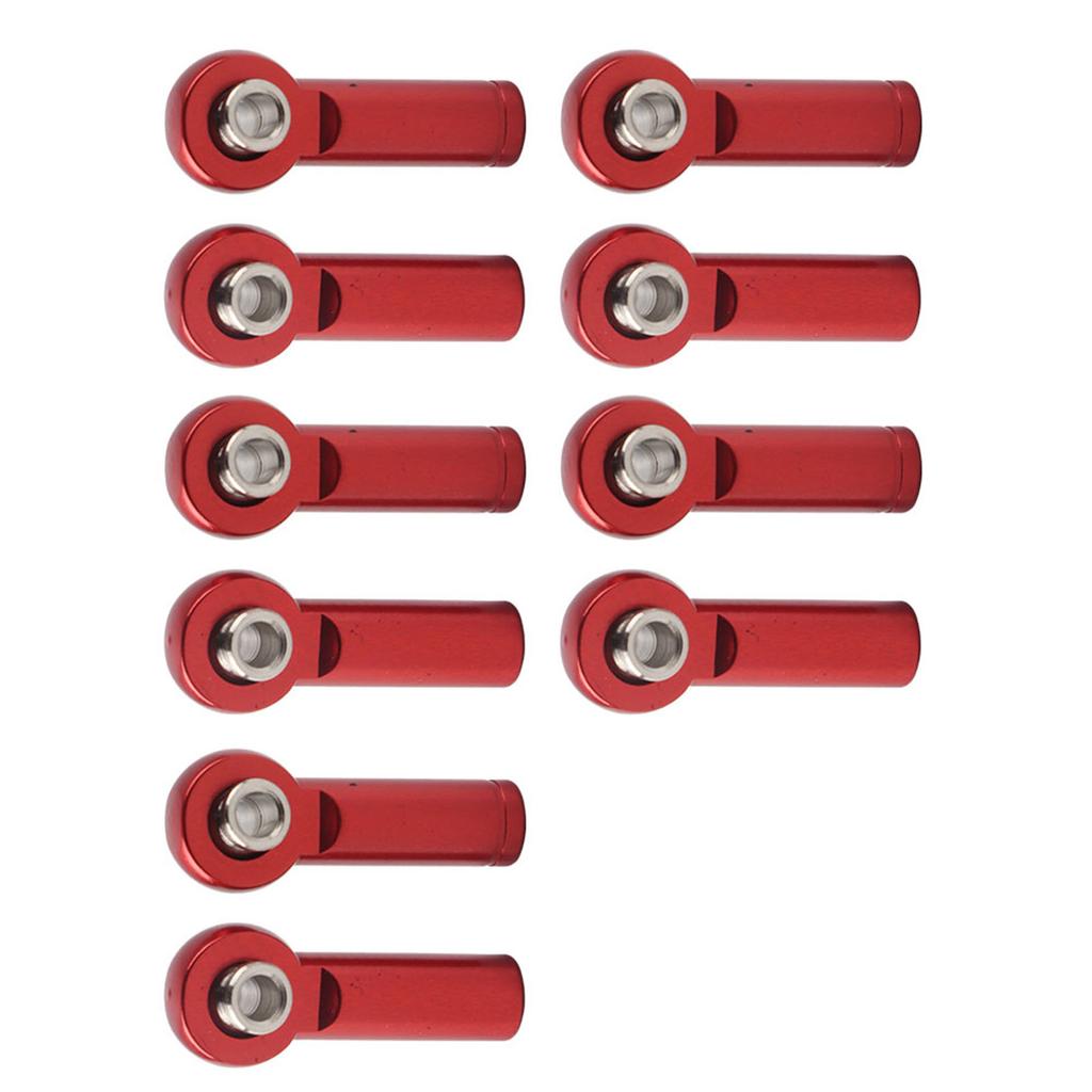 10Pcs Aluminium Alloy M4 and Negative Thrd Tie Push Link Rod Joint For 1/10 Model RC Car