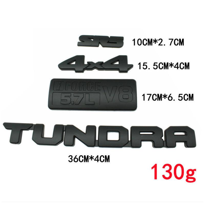 Toyota Tundra Emblem Cover: ABS Decal for Pickup Truck.