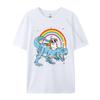 Boxer reitet Dinosaurier T Rex Hundeliebhaber T-Shirt Lustige Herren T-Shirts Baumwoll-T-Shirts Fitness Lustige T-Shirts Herren