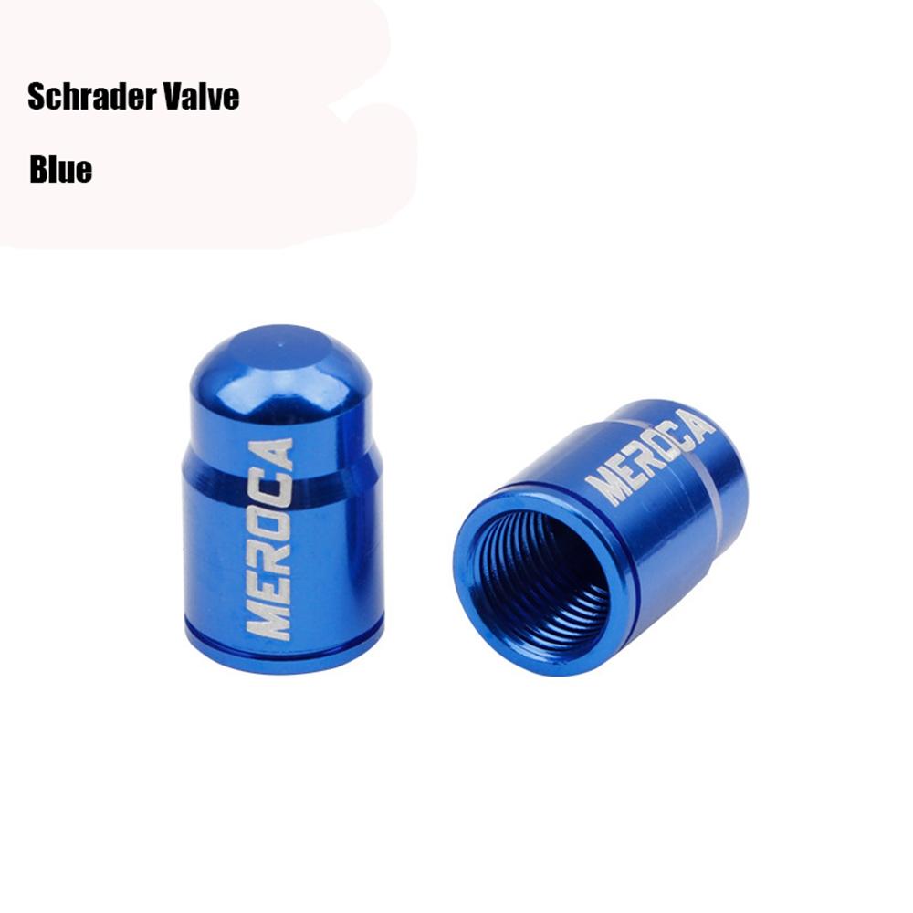 2pcs Aluminum Bicycle Tire Valve Cap Ultralight Mountain Road Bike Valve Cap Schrader/Presta Tire Valve