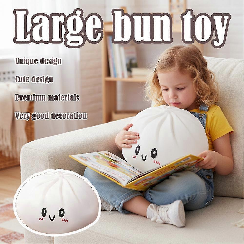 25cm Giant Dumpling Jumbo Dumpling Toy Large Dumpling Plush Pillow