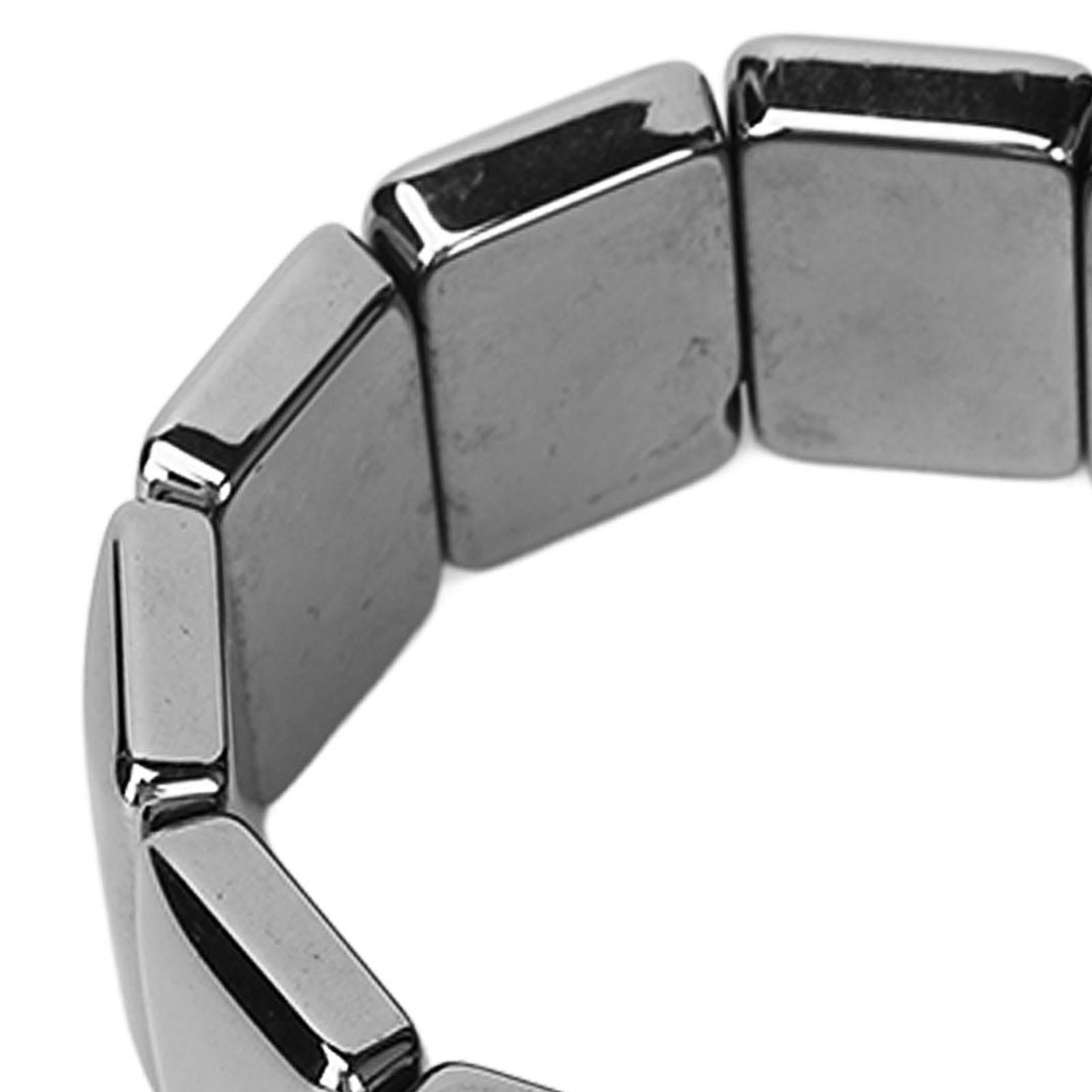 Терагерцовый браслет для женщин и мужчин Снимает стресс Устраняет усталость Прямоугольные бусины Браслет с терагерцовой энергией