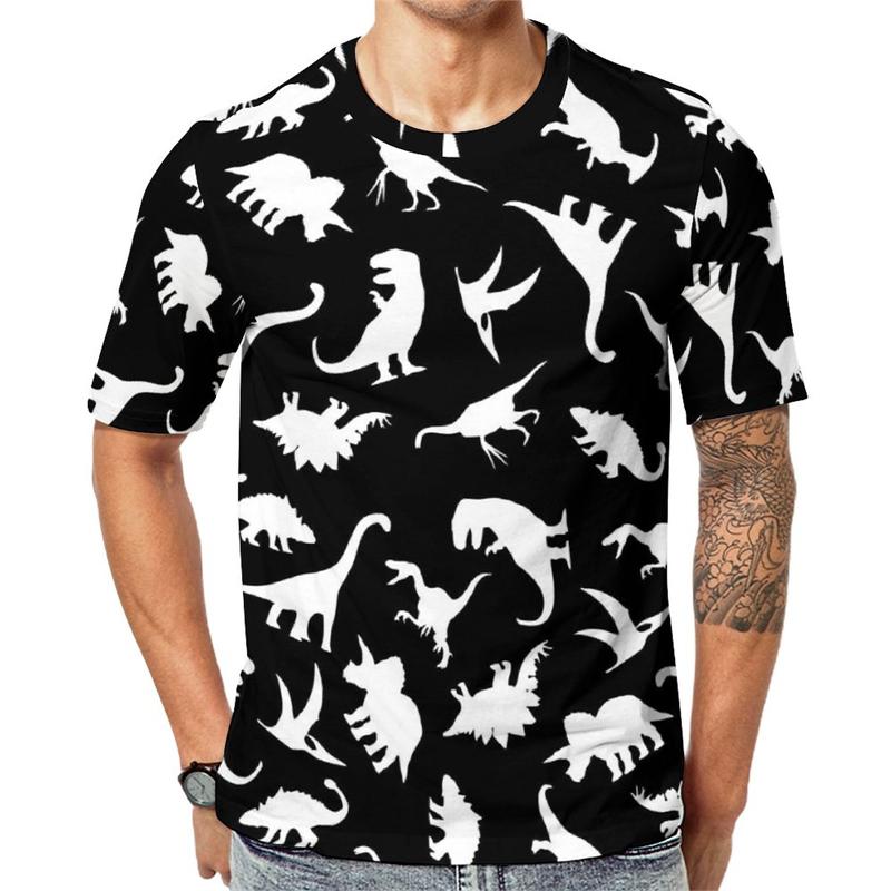 Dinosaur 3d Printed T-shirt Men's Women's Clothing Cute Dino Pattern Kids New In Tops & Tees Casual Fashion Cartoon T Shirt