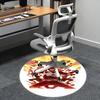 Power Rangers Red Ranger Chair Mat - Round Carpet for Home Decor, Office Rug, Gift Idea for Living Room, Bedroom s0486b