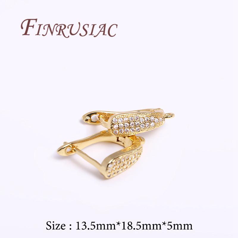 Multi Styles 18K Gold Plated Earwires,Fasteners For Earrings,Hooks For Earring DIY Jewelry Making Supplies,Earring Hook Clasp