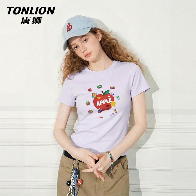 TonLion Women's Slim Fit Short Sleeve T-shirt