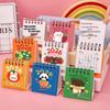 2026 Cute Fruit Cartoon Desk Calendar: Mini Desktop Ornament & Portable Student Notebook