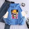 Hot Anime BLEACH Kurotsuchi Mayuri Print Hooded  Women Casual Oversized Hoodies Manga Streetwear Harajuku Unisex Sweatshirt