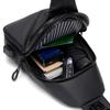Herren Brusttasche, Trendige und Modische Umhängetasche, Schlicht und mit großem Fassungsvermögen, Vielseitig für den täglichen Arbeitsweg, Herren Tasche