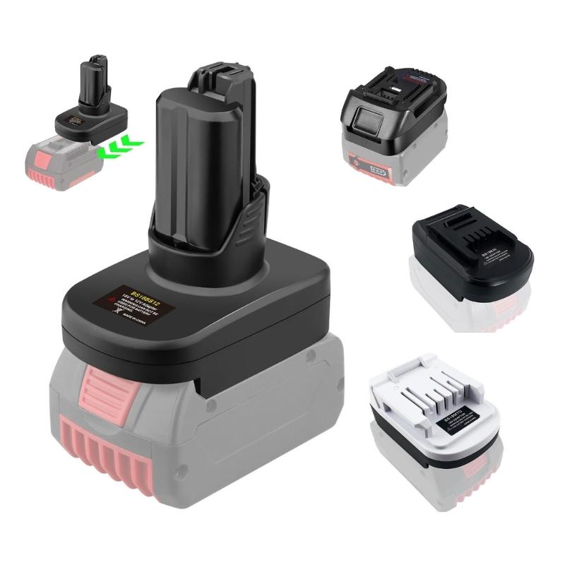 18V auf 12V Batterieadapter Batteriekonverter für Elektrowerkzeug Konvertiert Batterien für die Verwendung mit 12V Geräten
