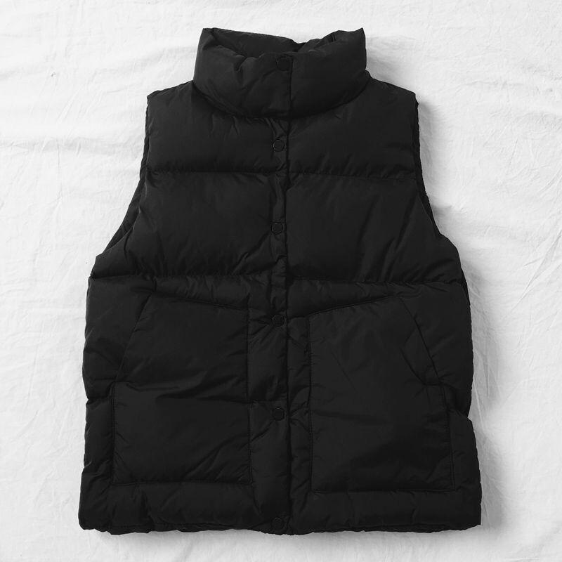 Winter Korean Style Coat for Students Large Size Stand Collar Waistcoat Vest for Women Sleeveless Vest Cotton Coat Cotton Coat