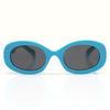 Women's Scarf and Glasses Set Stylish Polkas Dot Scarf Blue Glasses White Scarf Fashion Neckerchief for Halloween