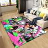 Splatoon,PC Game Gamer Cartoon Area Rug,Carpet Rug for Living Room Bedroom Sofa Doormat Decoration, Kids Play Non-slip Floor Mat