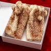 Deer Leg Warmers Furry Fur Deer Print Leg Warmer For Women Cute Animal Thicken Legwarmers For Girls
