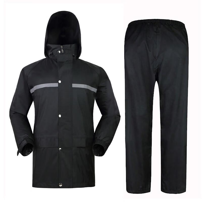 Tri-polar TP1677 Men s Reflective Split Rain Suit 2XL