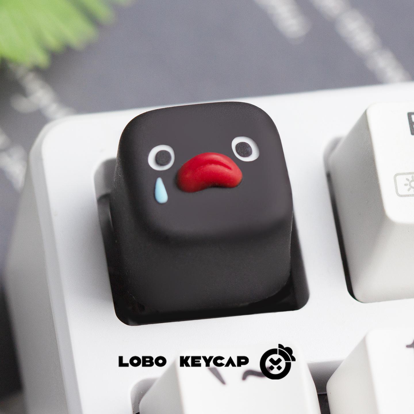 

Ключмейкер PINGU Милий Пінгвін з Смоли - Креативна Кастомна Заміна ESC для Механічних Клавіатур