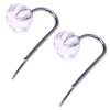 2pcs/set Home Hardware Curtain Tieback European Wall Hook Curtain Buckle,U - Shaped Curtain Hooks Buckle Accessories Handle Feel