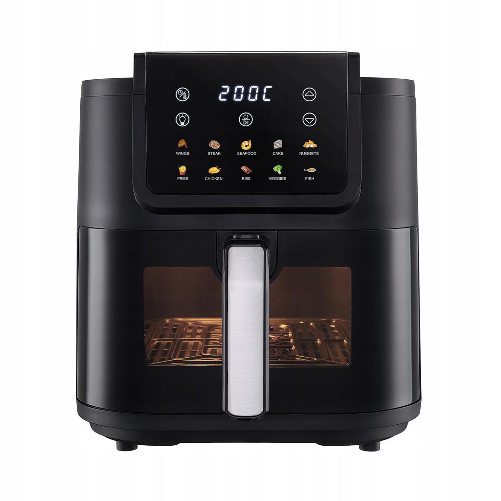 BYRGEN Air Fryer 8L Large Drawer Window Fryer