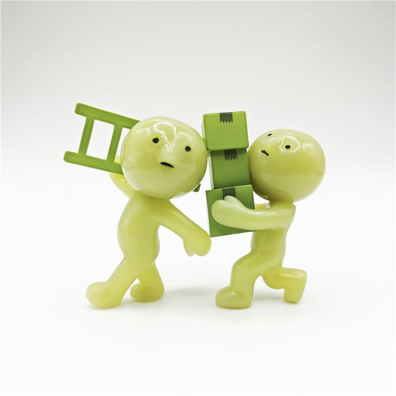 Glow Eye Catching In The Dark Action Figure Cartoon Model Toy Decoration Gift