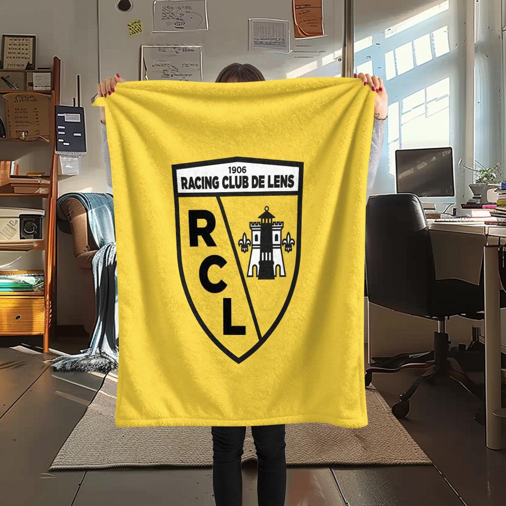 Racing Club de Lens2 Flannel Blanket, High quality Comfortable for All Seasons, Home Decor, Warmth and Comfort
