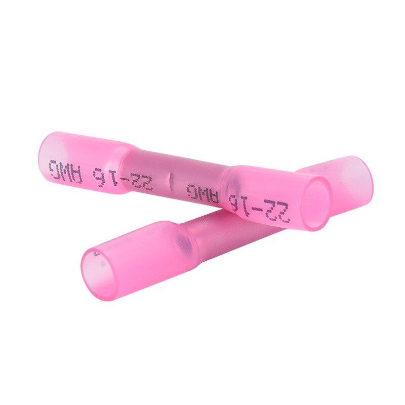 10/25/50PCS Heat Shrink Wire Butt Terminal Waterproof Insulated Wire Connector Cable Crimp Terminal Bht0.5 Bht1.25