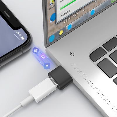 Type-C OTG Adapter Charging Aluminum Alloy Connector Fast USB To Type-C Converter