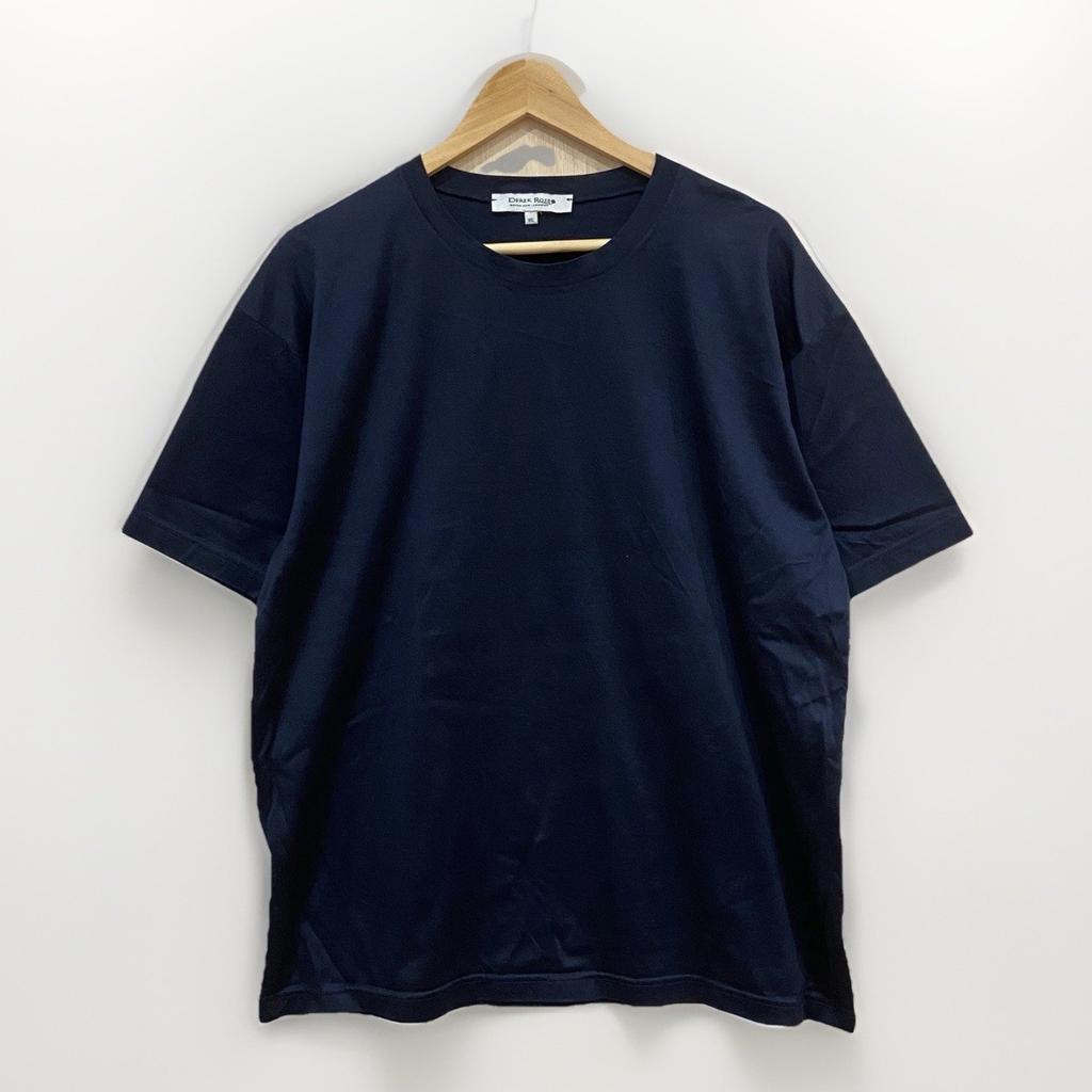 Derek Rose Micro Modal T Shirt Men’s 2XL Slim Navy Blue Luxury Savile Row Unisex T-Shirt