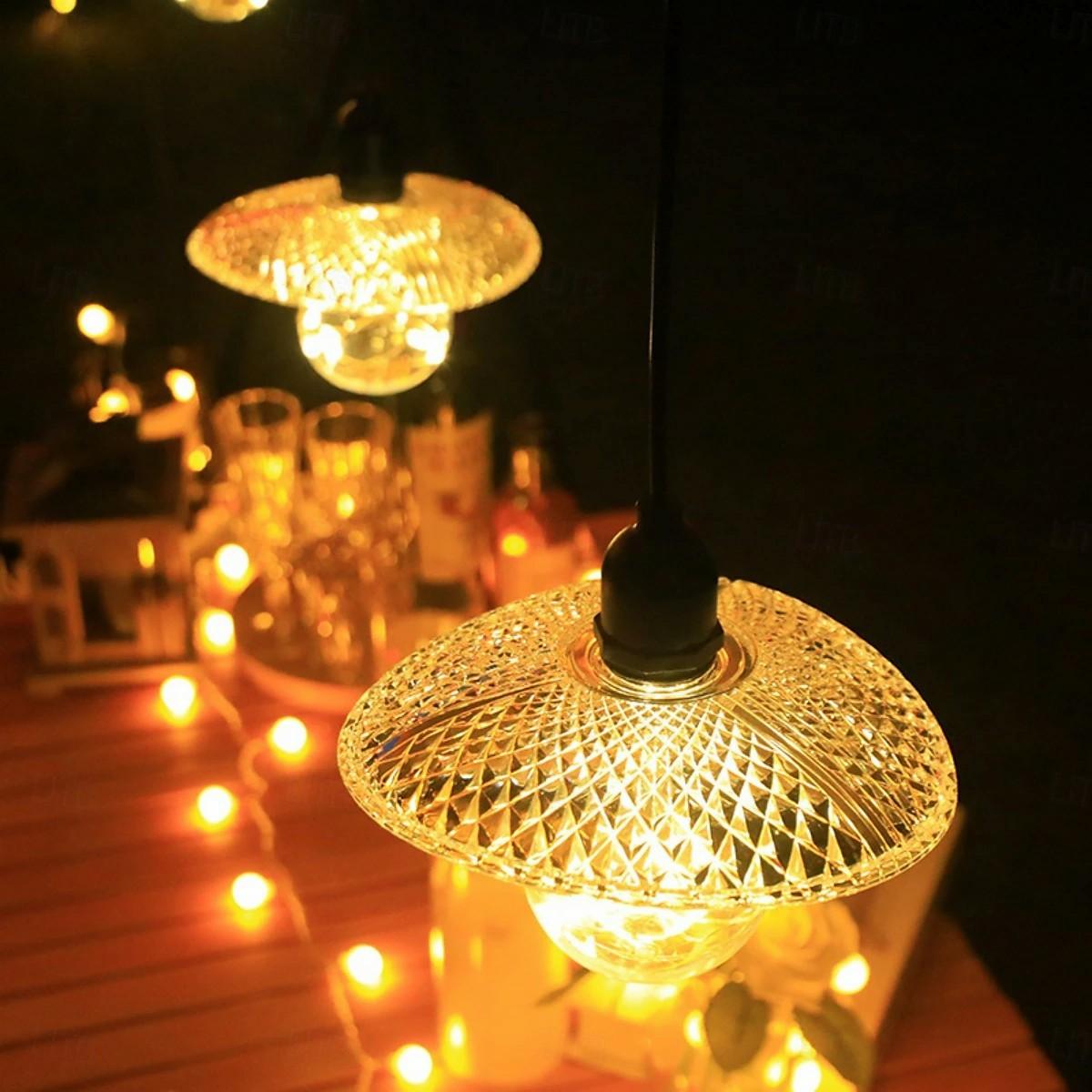 

Battery Powered Tent Hanging Lantern String Light Bulb Outdoor Garden Patio Decorative Ambient Light A