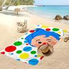 El Payaso Plim Plim Beach Towel, Soft Absorbent Quick‑Dry Towel for Beach Pool Swimming Travel Home