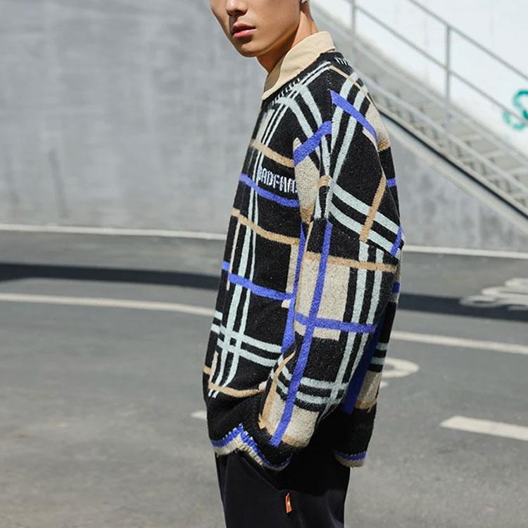 Li Ning Casual Crew Neck Pullover Sweater Men sweater AMBR033-3