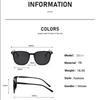 Men Women Trendy Sunglasses Fashion TR Frame Ultralight Outdoor Goggles Shades Unisex Square UV400 Protection Sun Glasses
