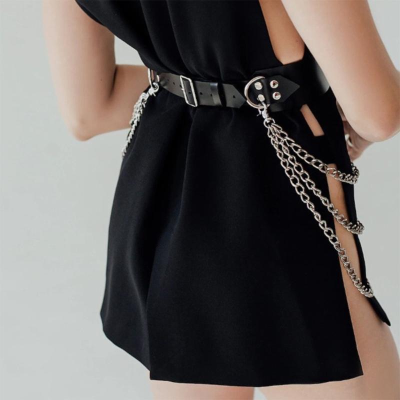 Restraint Body Chain for Suit Skirt Jeans Body Jewelry for Women Hot Girls