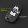 BAGH3 Car Sticker Car Key Shell Badge Sticker 3D Aluminum Auto Key Remote Fob Decals For BMW E46 E90 E60 F30 F10 E39 E36 F20 G30 G20 E